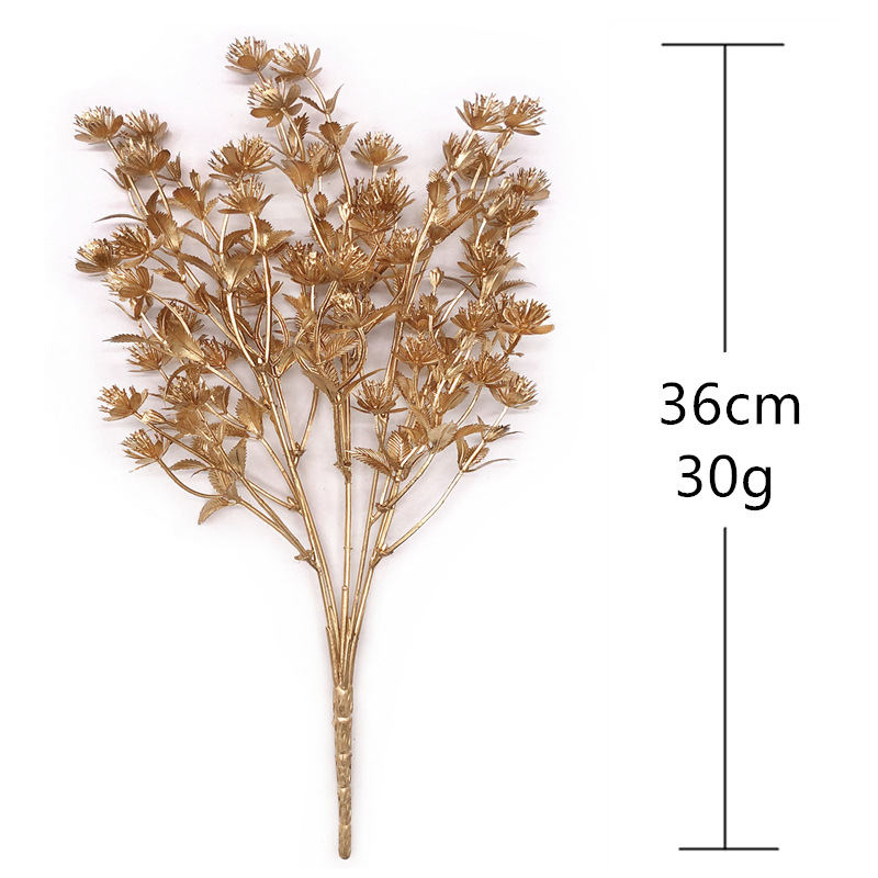 Fleur artificielle dorée et ar - Dried Flower Bunch avis et prix