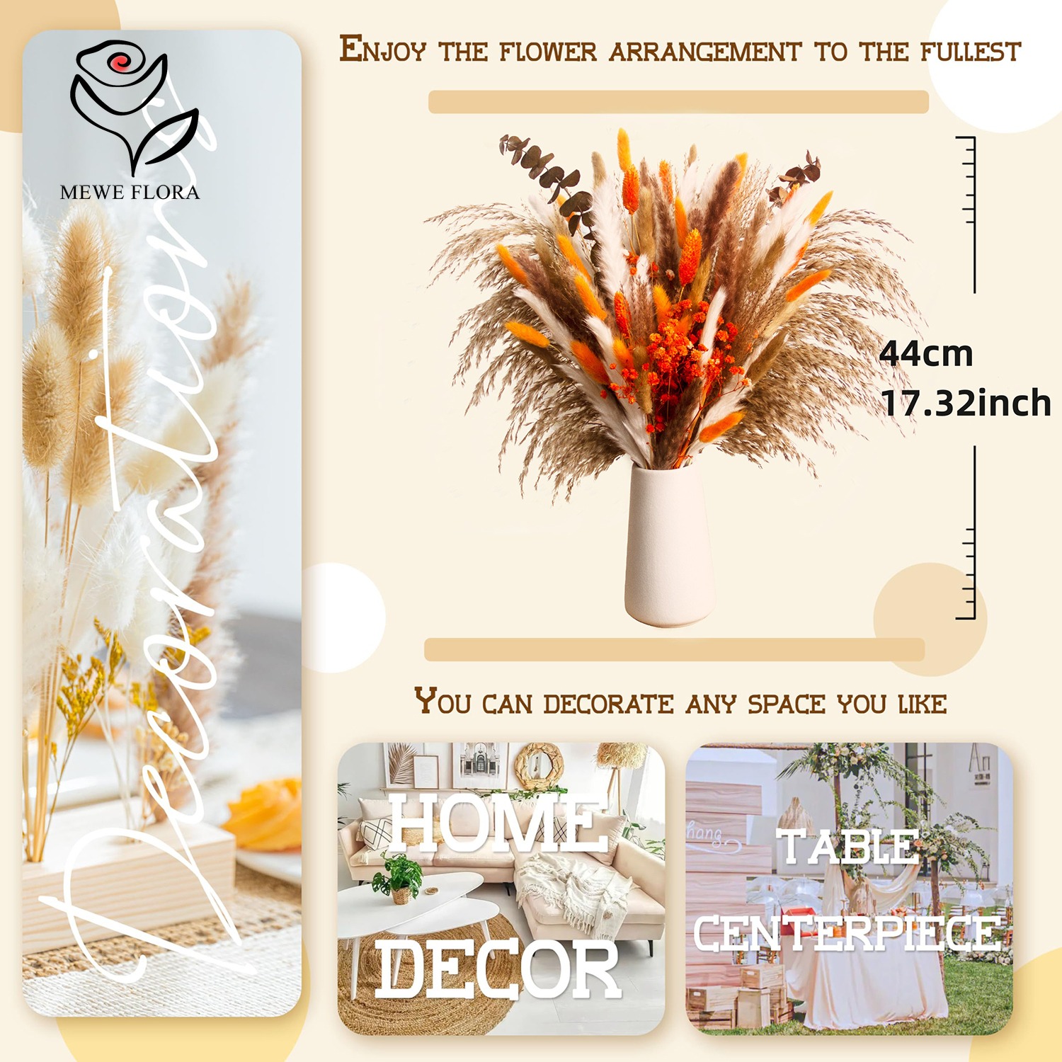 Ensemble de Bouquet de Fleurs  - Dried Flower Bunch avis et prix