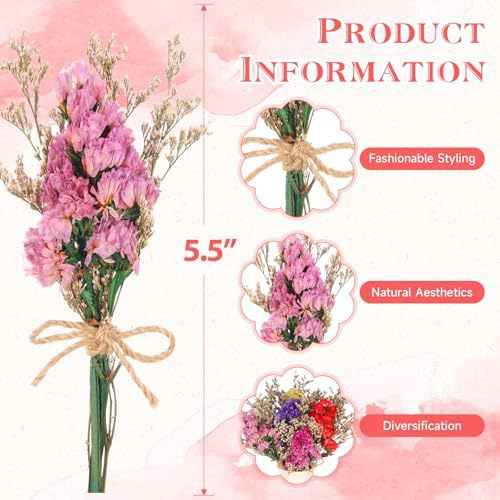 Mini Bouquet de Fleurs Séchées - Dried Flower Bunch avis et prix