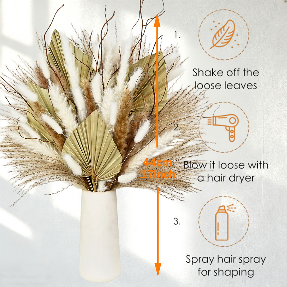 Bouquet de feuilles de palmier - Dried Flower Bunch avis et prix